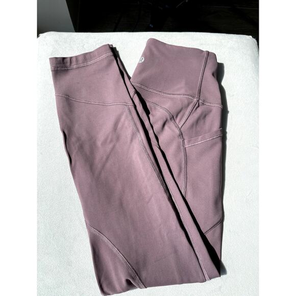Lululemon All The Right Places Crop II *23" Size 4 Purple - Picture 5 of 10